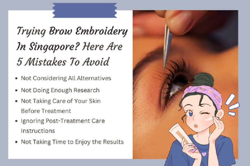 Getting Brow Embroidery Services