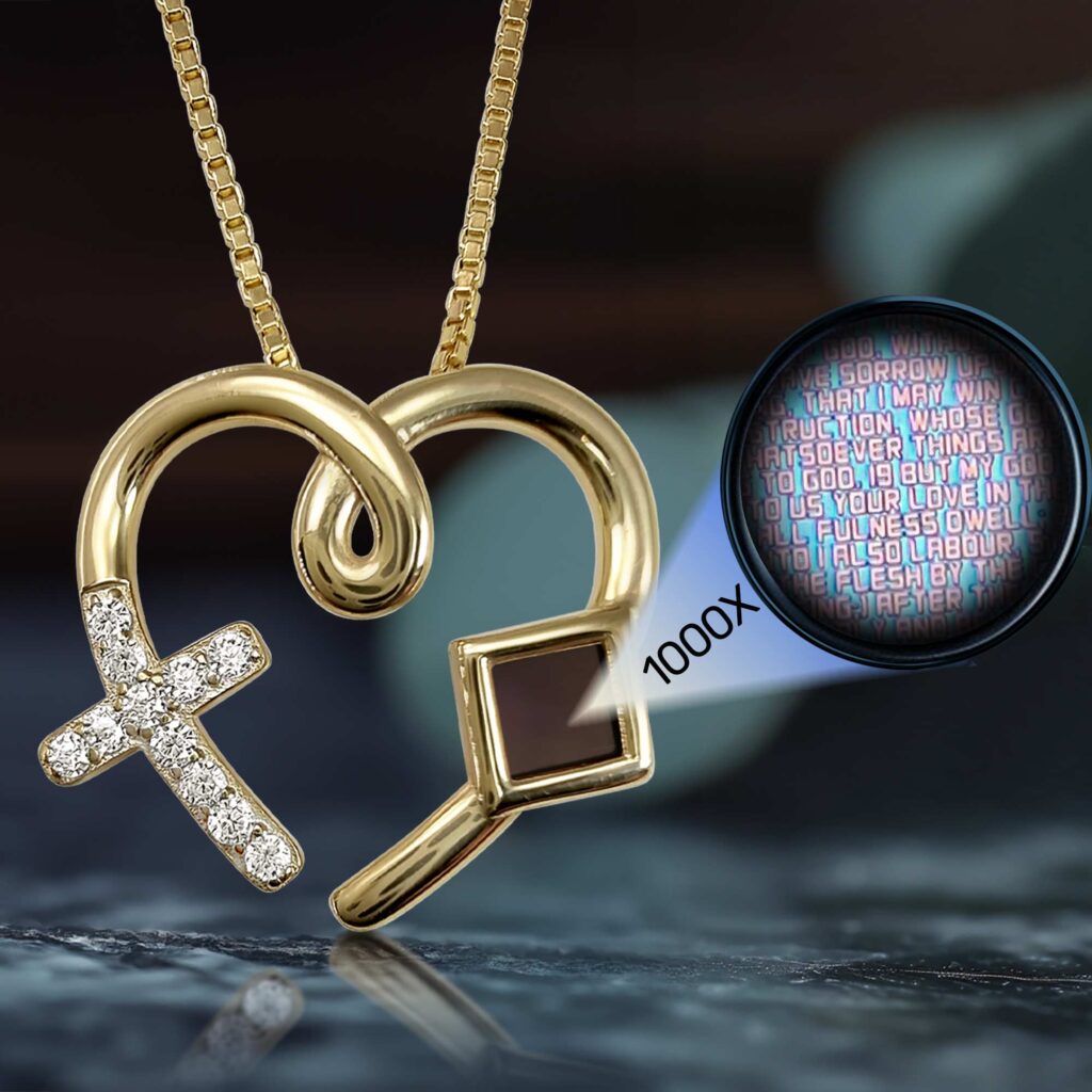 Christmas Gift Ideas For Your Wife Elegant Heart Pendant Necklace Design by My Nano Jewelry